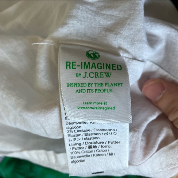 J. Crew Tiered Flounce Ruffle Searsucker Blue and White Stripe Sleeveless Dress - Picture 10 of 11